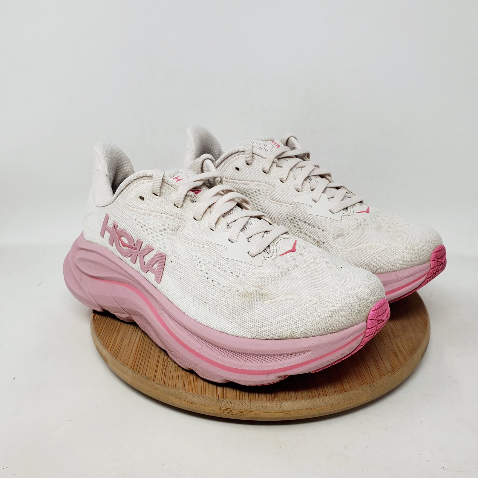 Hoka One One Clifton 10 Running Shoes Womens 6 Lace Up Comfort Sneaker