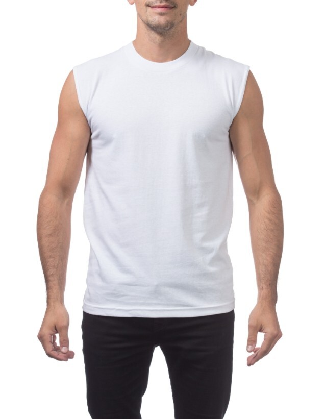 3 PACK PROCLUB MENS COMFORT MUSCLE TEE PRO CLUB CASUAL SLEEVELESS SHIRT GYM