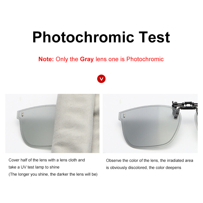 Polarized Clip On Sunglasses Eyewear Flip Up Lenses for Prescription Glasses