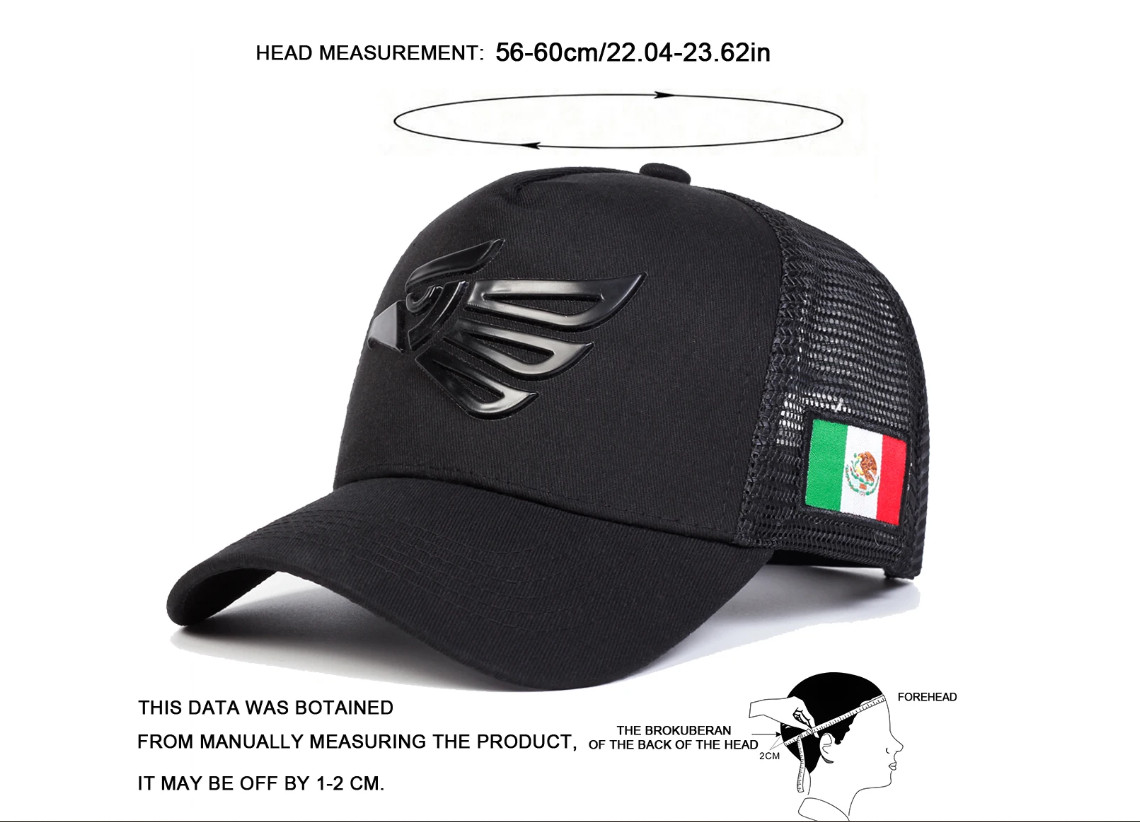 MEXICAN MEXICO Hat Hecho En Mexico Eagle Aguila Embroidery Curved Baseball Cap