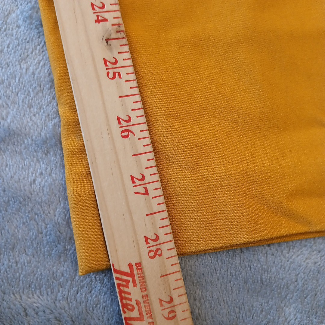 A. Buyer Ankle Pants Womens Size 9 Yellow Skinny Stretch Pockets 30×28 New