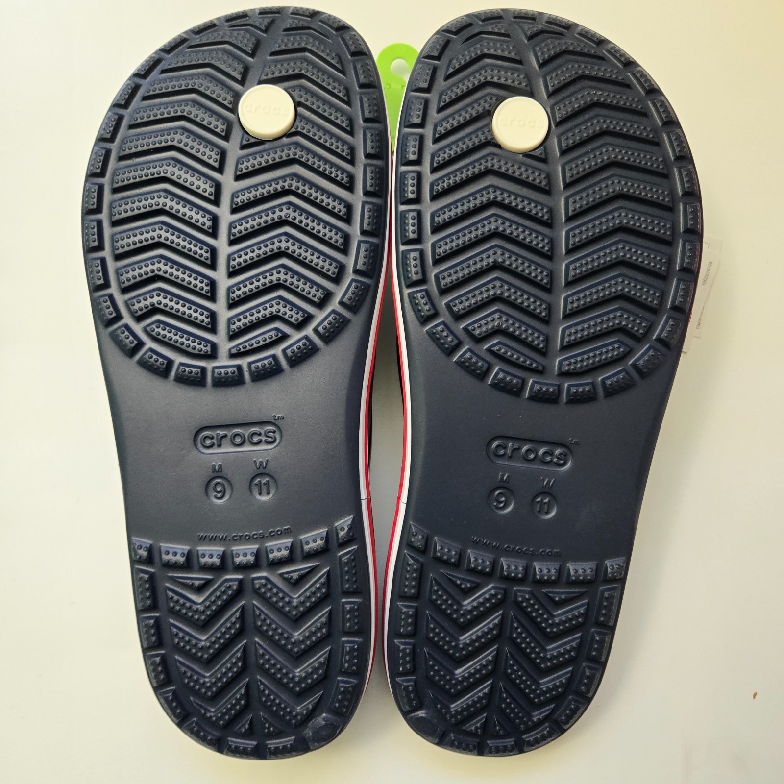 Crocs Bayaband Flip 205393 M9 W11 Navy Pepper New With Polybag Comfort Sandals