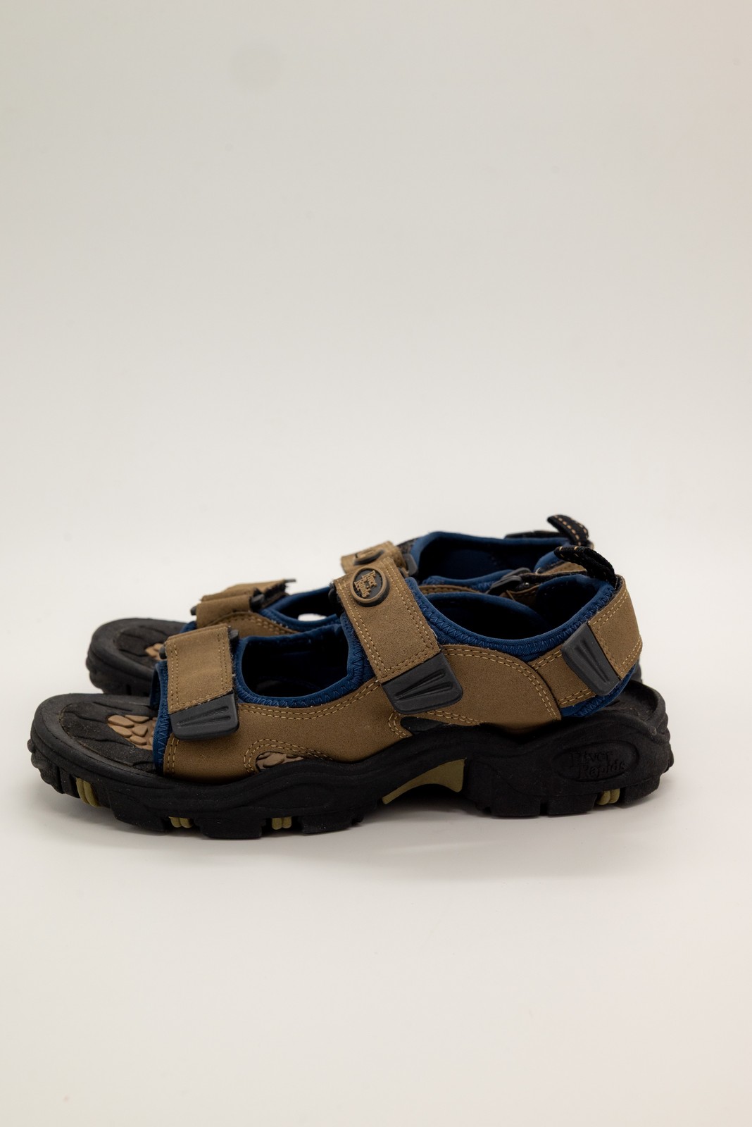 RIVER ROCKS Kids Synthetic Brown Sandals Size US 4