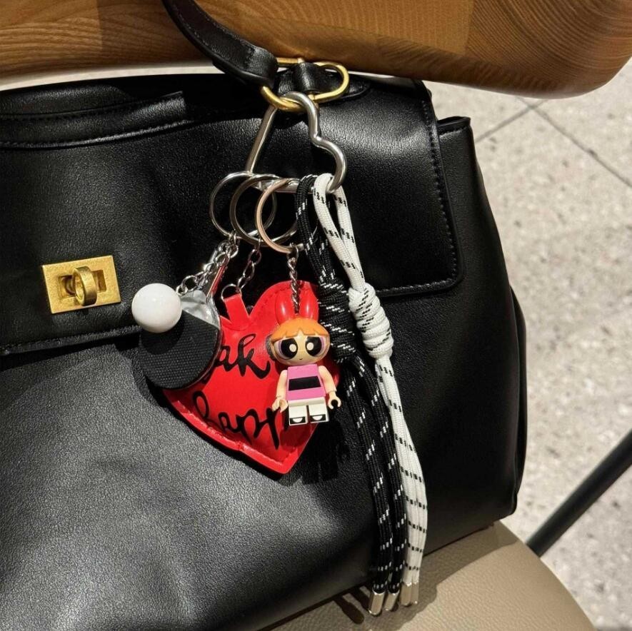 Keyring Bag Handbag Accessories Keychain Key Chain Charms Pendants Purse w/BOX