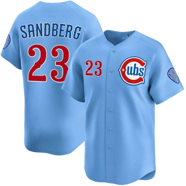#23 Ryne Sandberg Blue Alternate 2 2025 Baseball jersey BO1922