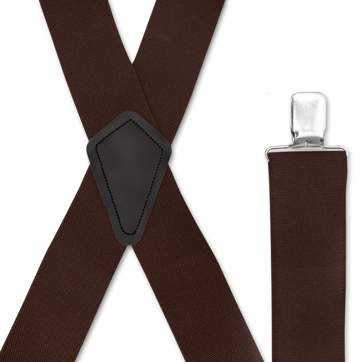 Men’s Suspenders – Strong Clips, Many Colors, X Style 1.5″ & 2″, USA Made