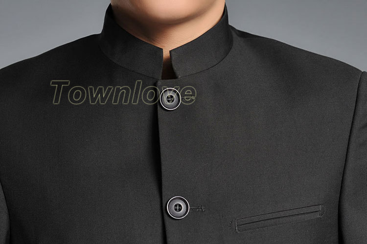 Mens Single Breasted Mao Suit Oriental Chinese Tunic Jackets Pants Blazers Sets
