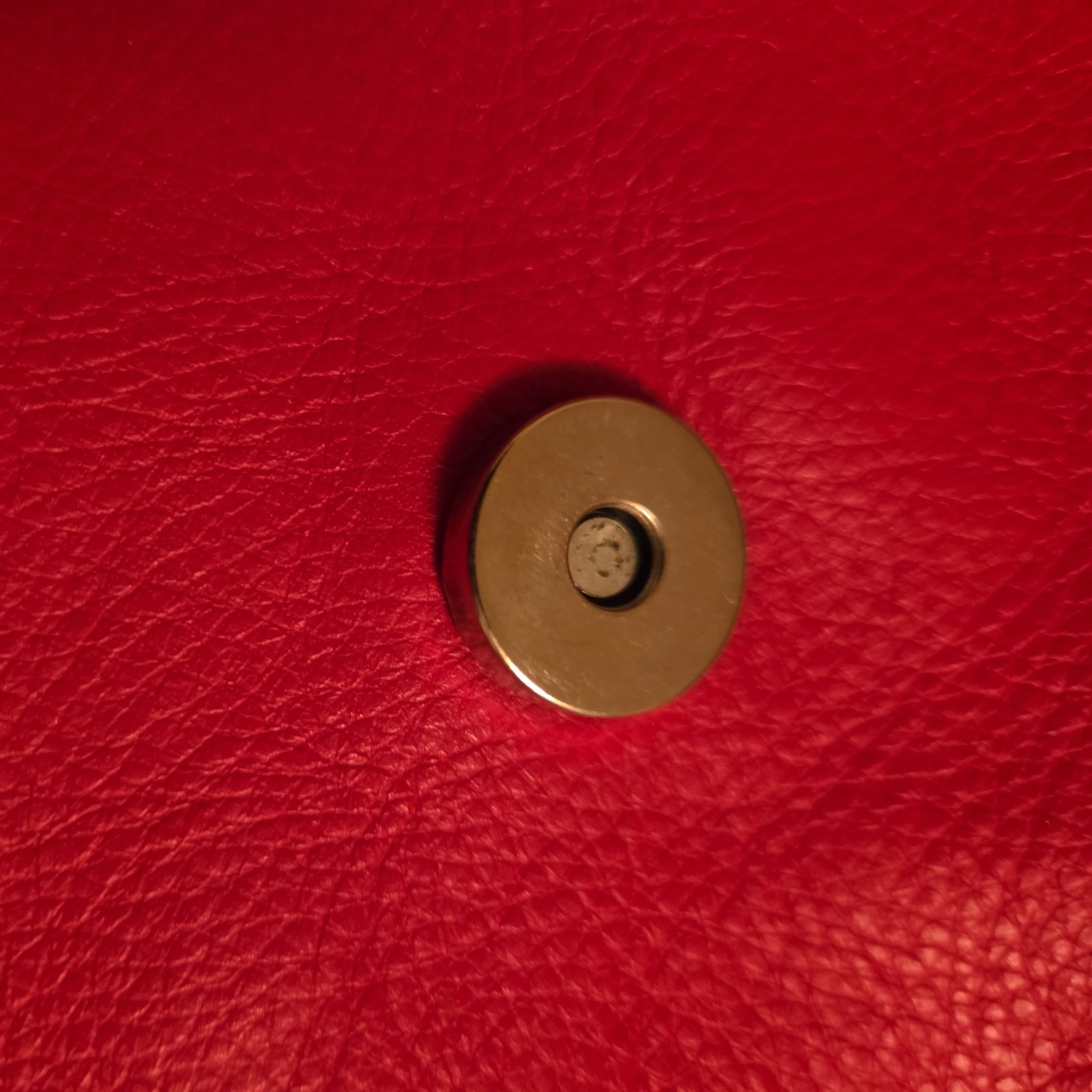 Borse In Pelle Red Italian Leather Cross Body Bag tassels EUC