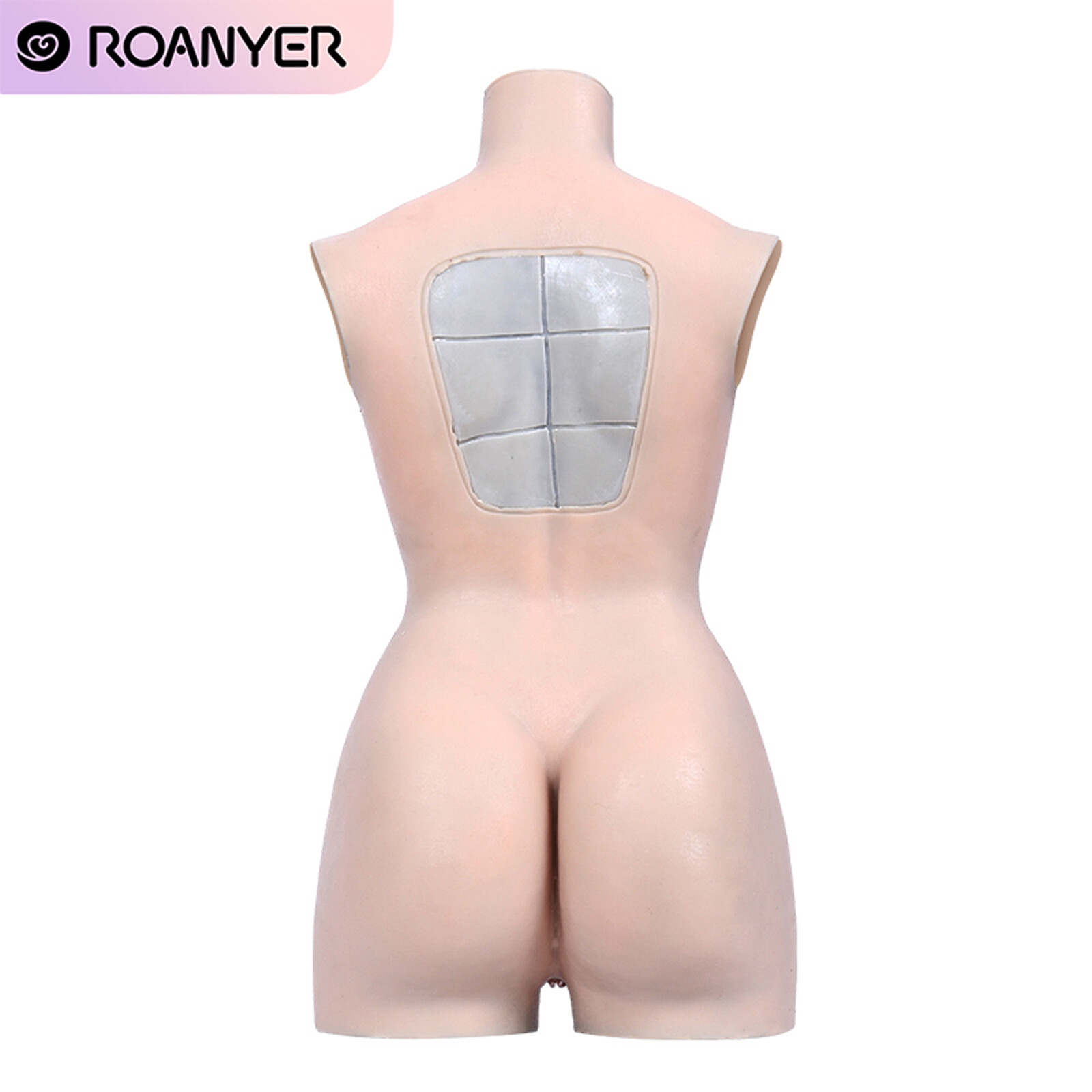 Roanyer C Cup Bodysuit Short Version with Hollow-out Back for Cosplay