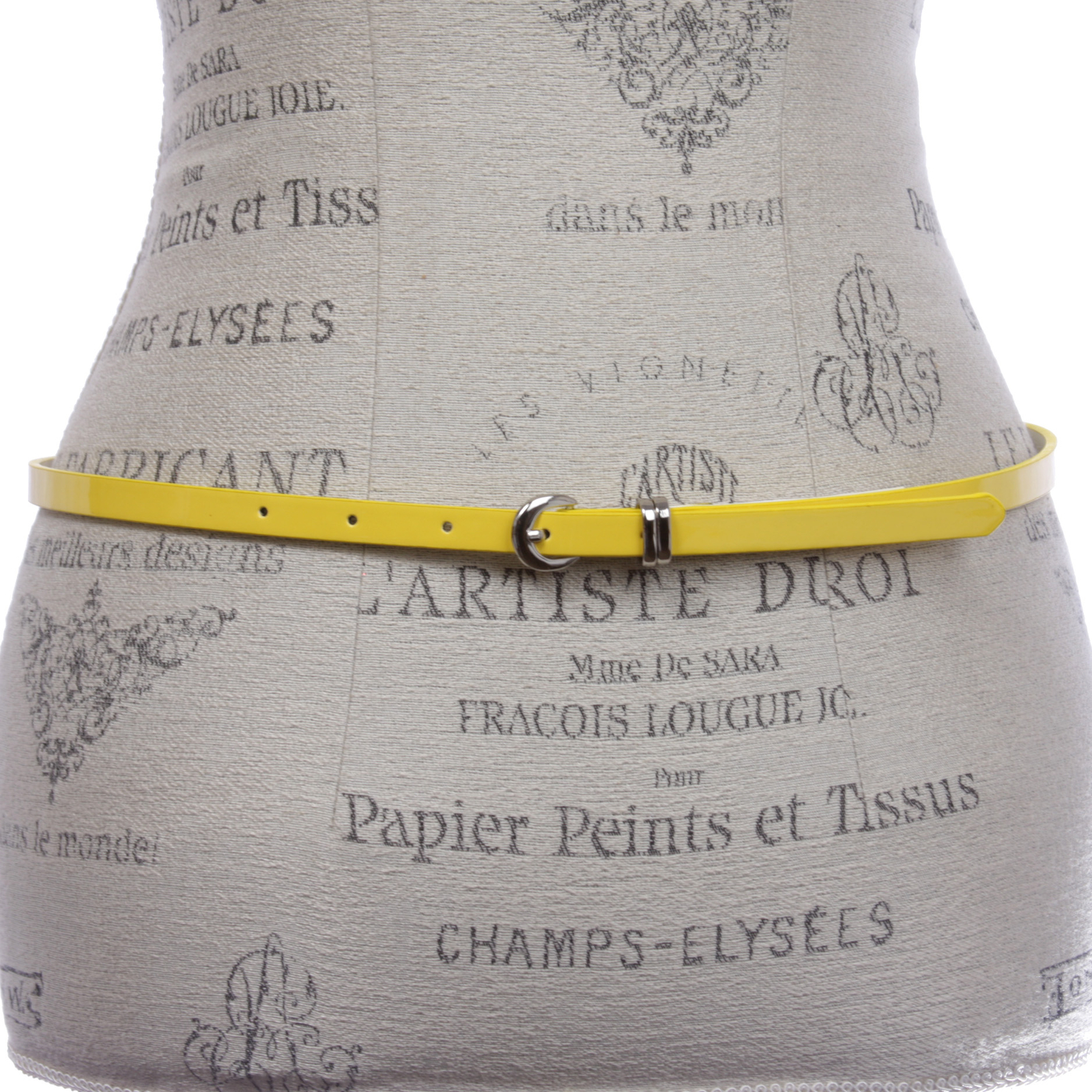 1/2″ inch Patent Leather Skinny Belt