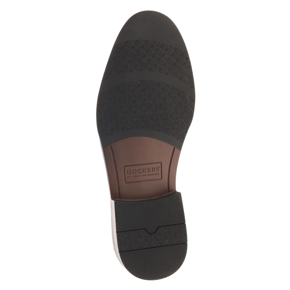 Dockers Mens Emerson Penny Synthetic Leather Dress Loafer Slip On Shoe