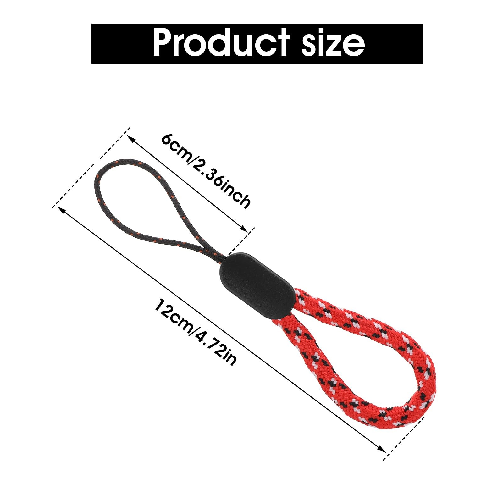 Finger Lanyard, 4.72inch Adjustable Wrist Neck Lanyards Nylon Finger Strap Po…