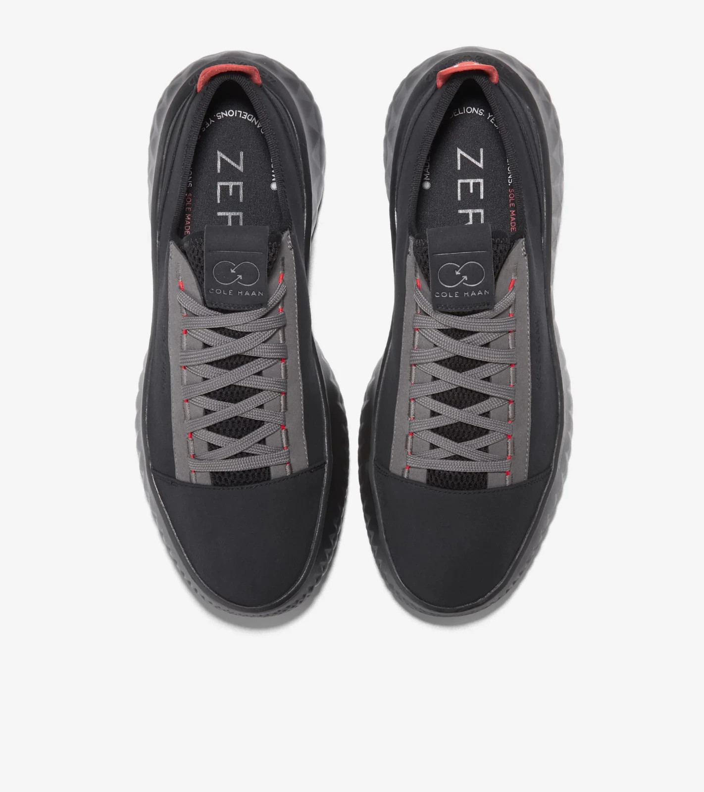 COLE HAAN MEN’S GENERATION ZEROGRAND II-Pavement/Citrus Red/Blk, 11 M- NIB