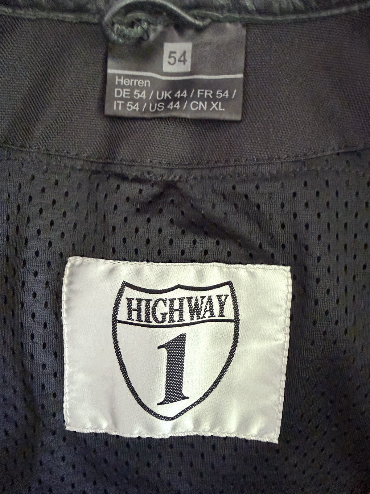 Vintage German Highway 1 Buffalo Leather Motorcycle Jacket Men’s US 44 / EU 54