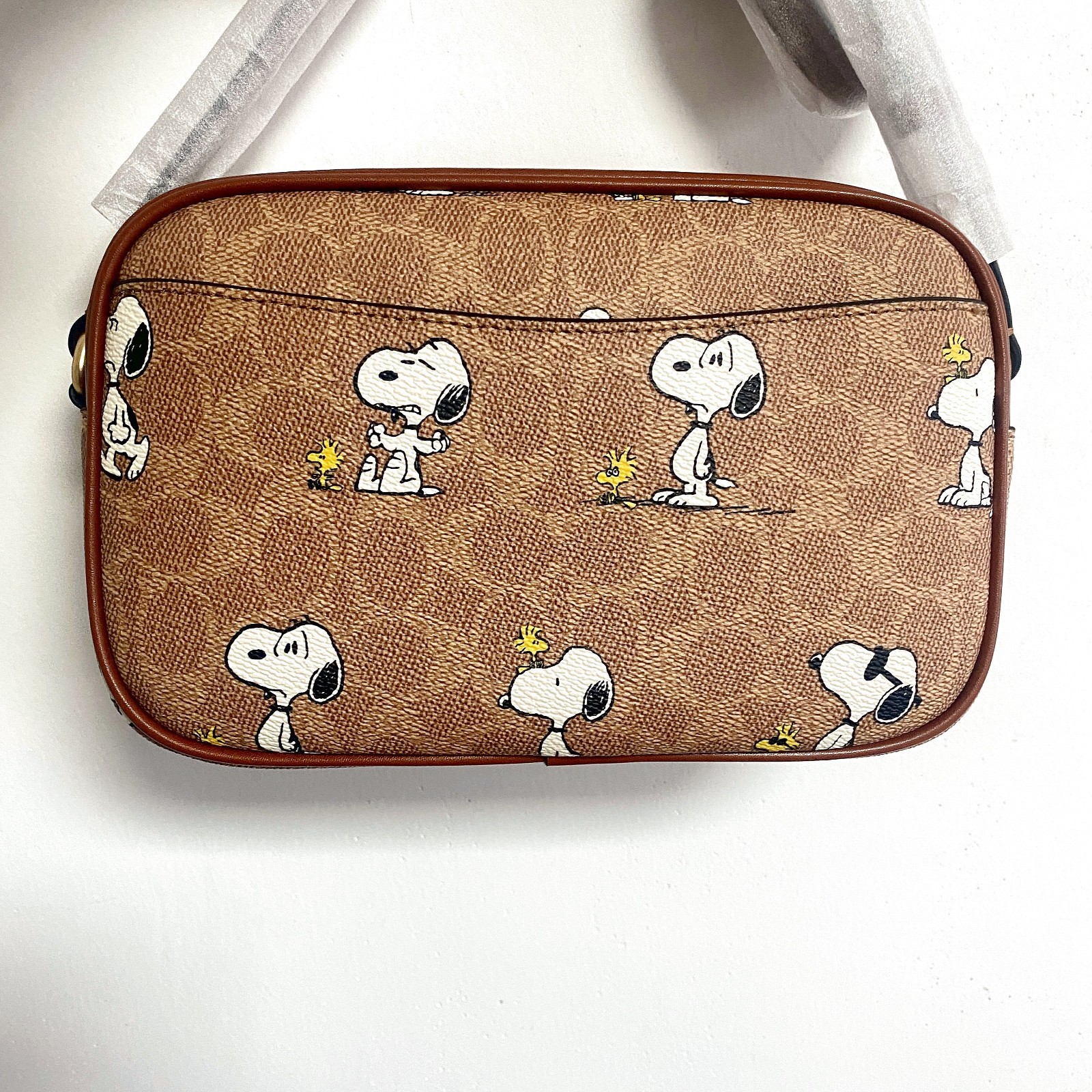 Coach X Peanuts Jamie Camera Bag In Signature Canvas With Snoopy Print CBM27 NEW