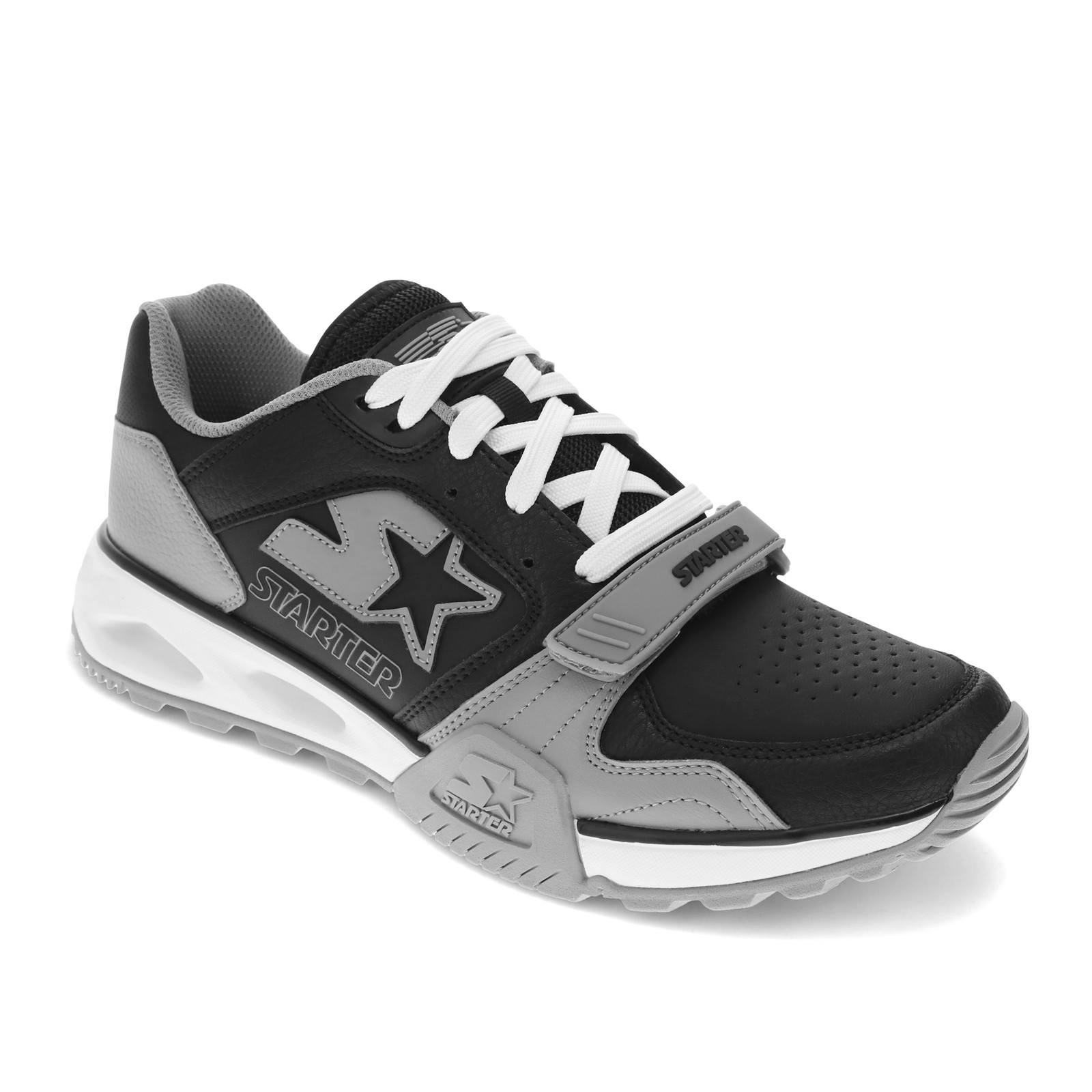 Starter Mens Team Trainer 92 Low Vegan Synthetic Leather Casual Lowtop Sneaker