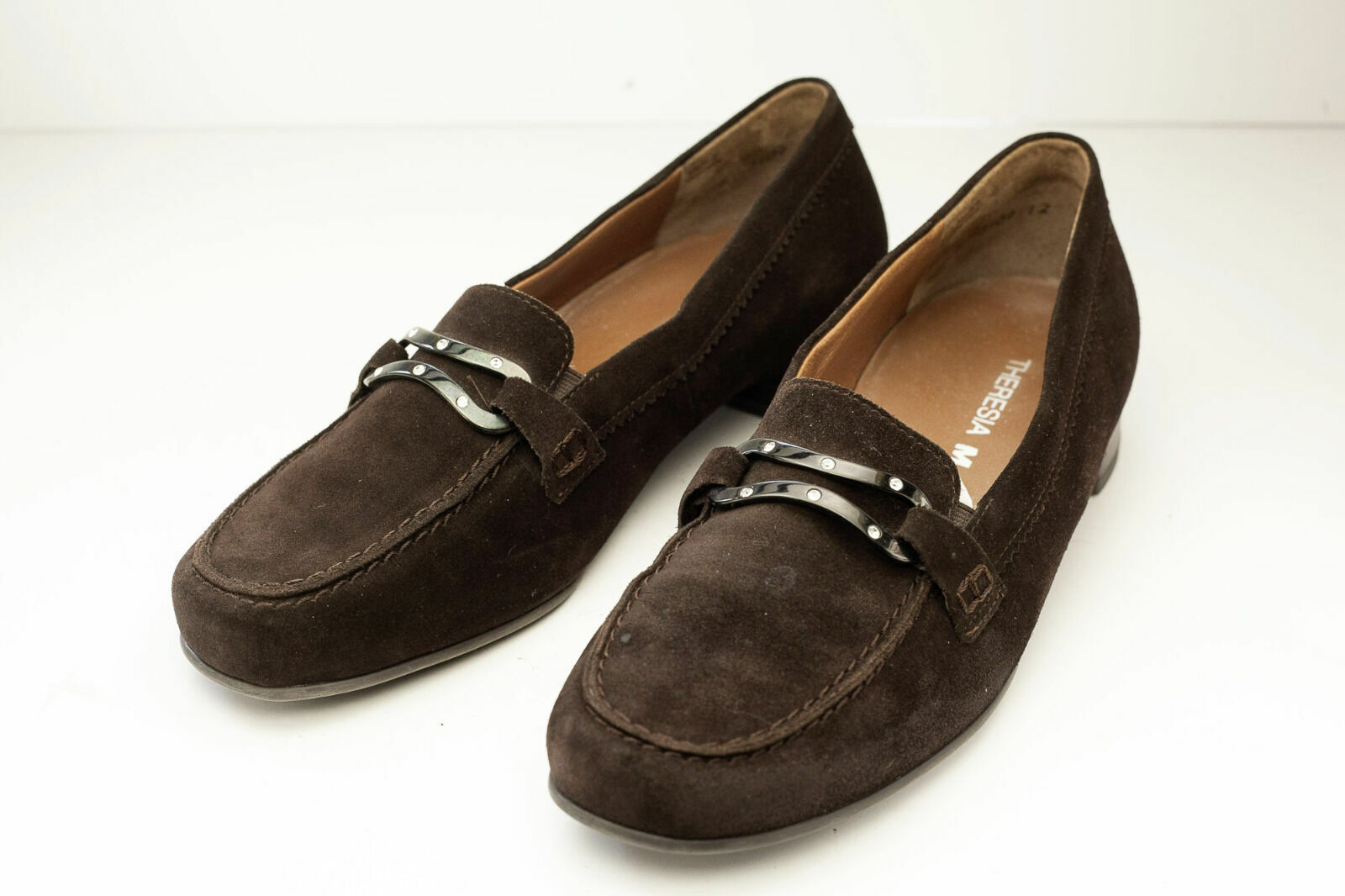 Theresia M. Brown Suede Loafers 8.5 Women’s
