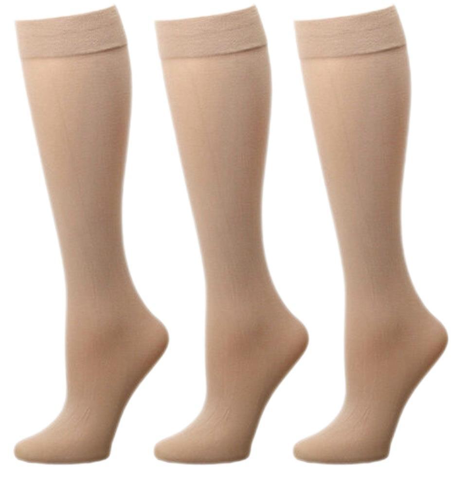 3-12 Pairs Women Trouser socks stretchy Knee High Soft Thin Material size 9-11