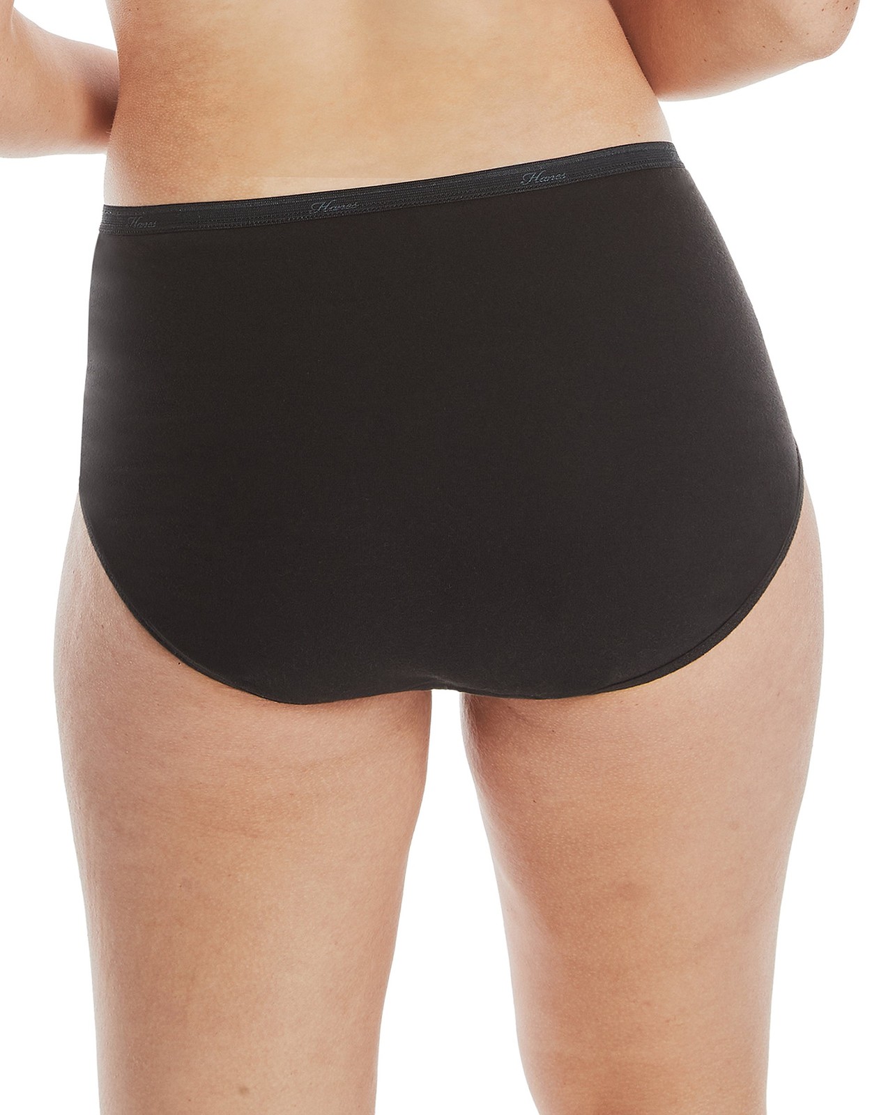 Hanes Women’s Panties 6-Pack No Ride Up Cotton Brief Cut Underwear Cool Comfort