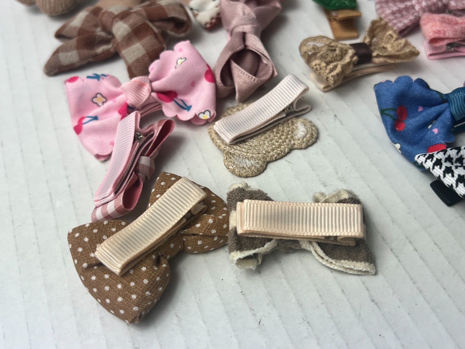21 Pack Baby Girls Hair Clips Bows Fully Lined Non Slip Barrettes for Fine Hair