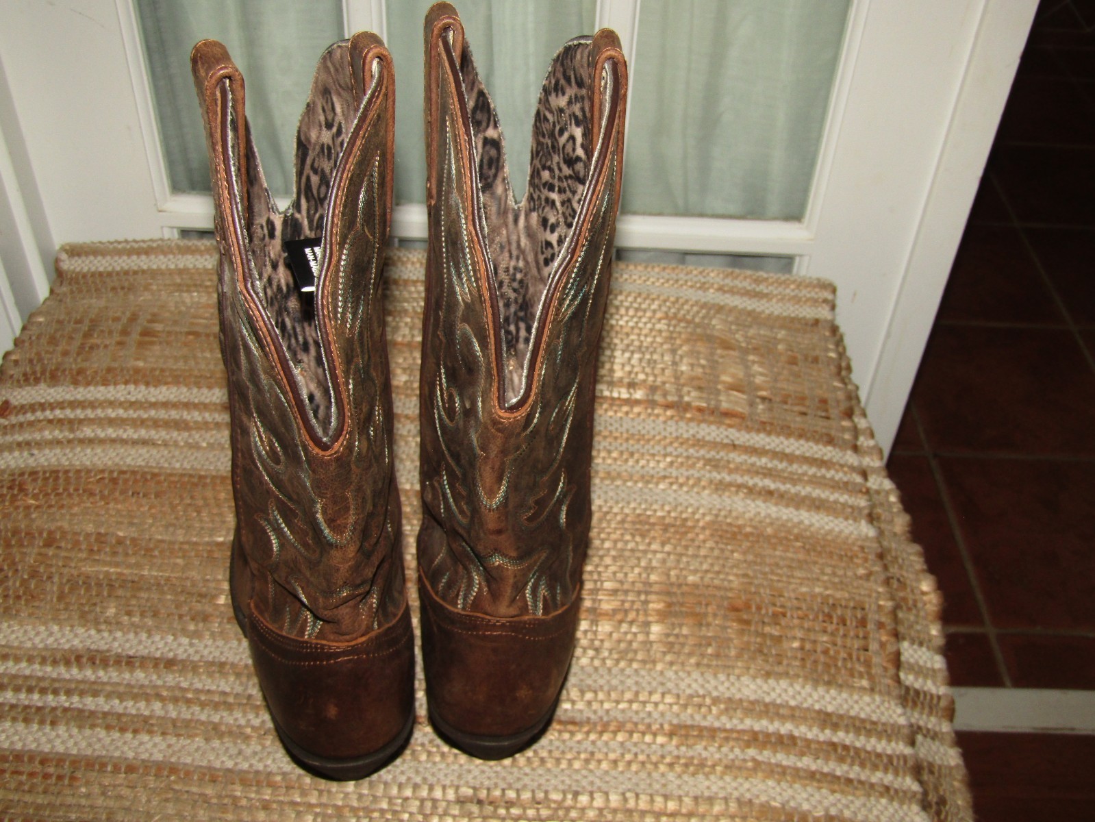Laredo Access Western Boots Women’s Size 9 W Brown Leather 51078 Snip Toe
