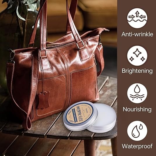Mink Oil for Leather Boots, Leather Care for Shoes, Jackets, Baseball Gloves
