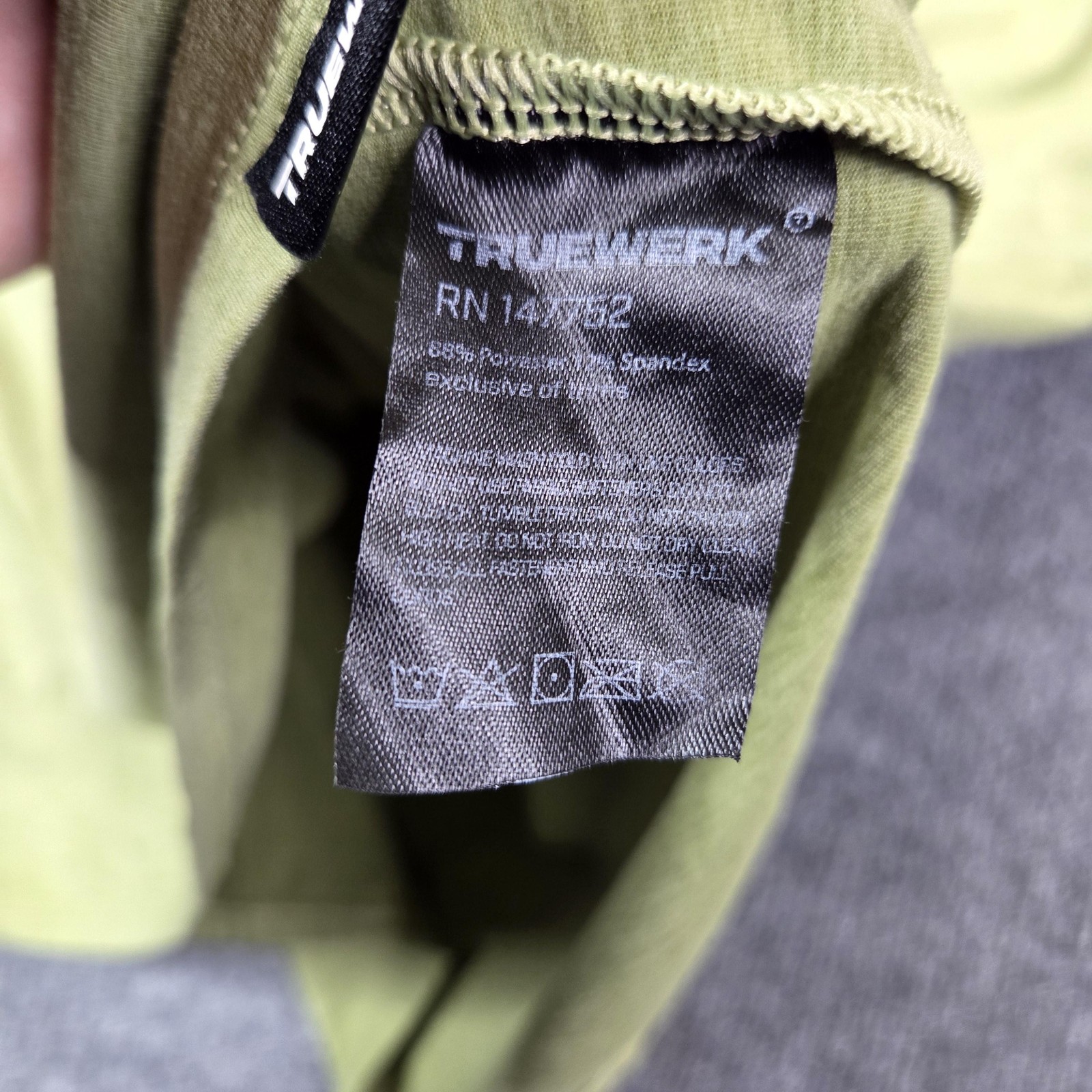 Truewerk Polo Shirt Mens 2XL Green EDO Performance Workwear Lightweight Tech