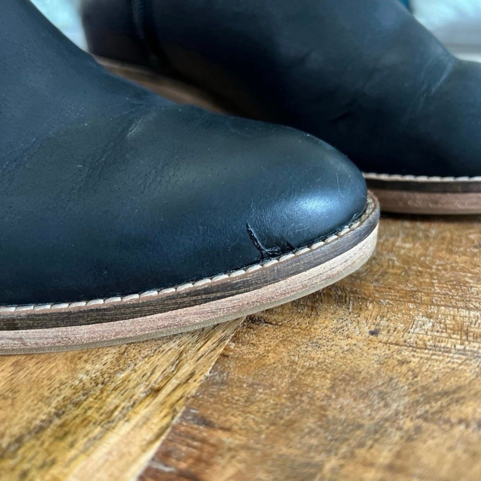 Cole Haan Harrington Block-Heel Booties in Black Size 8