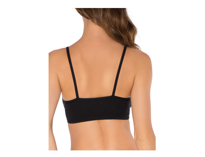 Fruit of The Loom Women’s Spaghetti Strap Cotton Pull Over 3 Pack Sports Bra