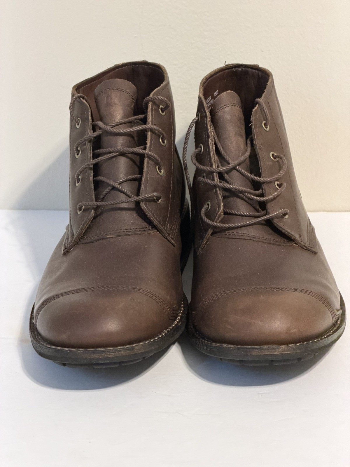 Timberland Men’s Brown Leather Chukka Ankle Boots Size 11W
