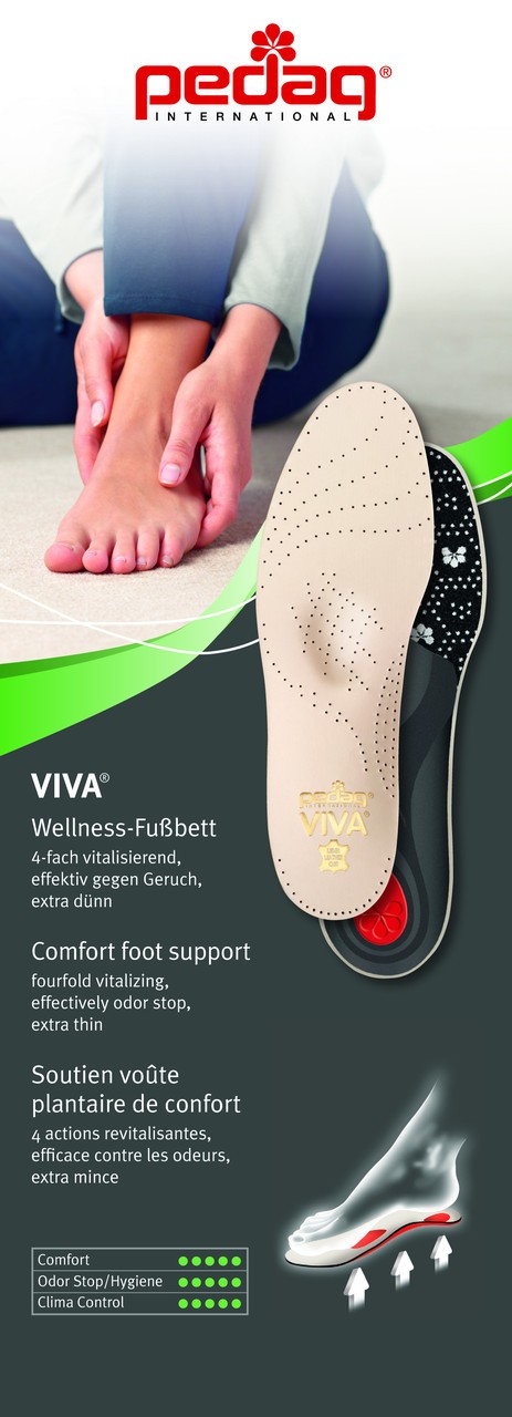 Pedag Viva Leather Insole – Made in Germany (1 Pair)