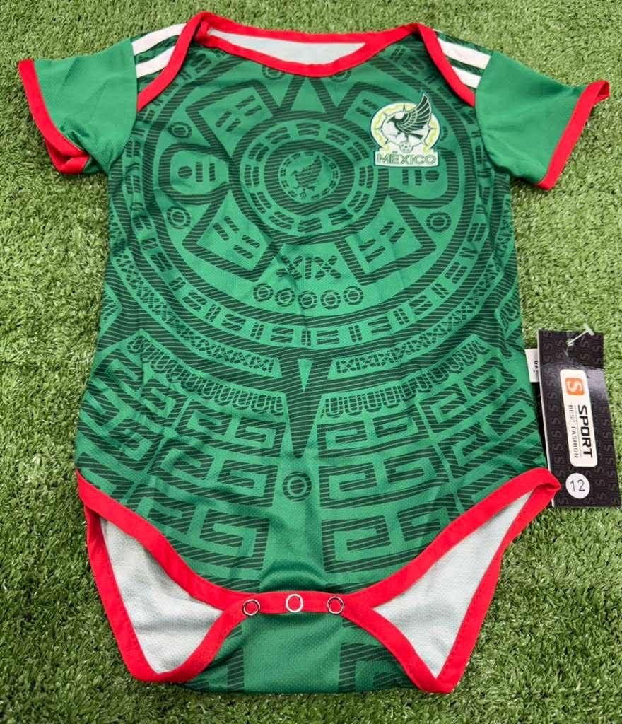 seleccion mexico azteca home baby body suite customizable