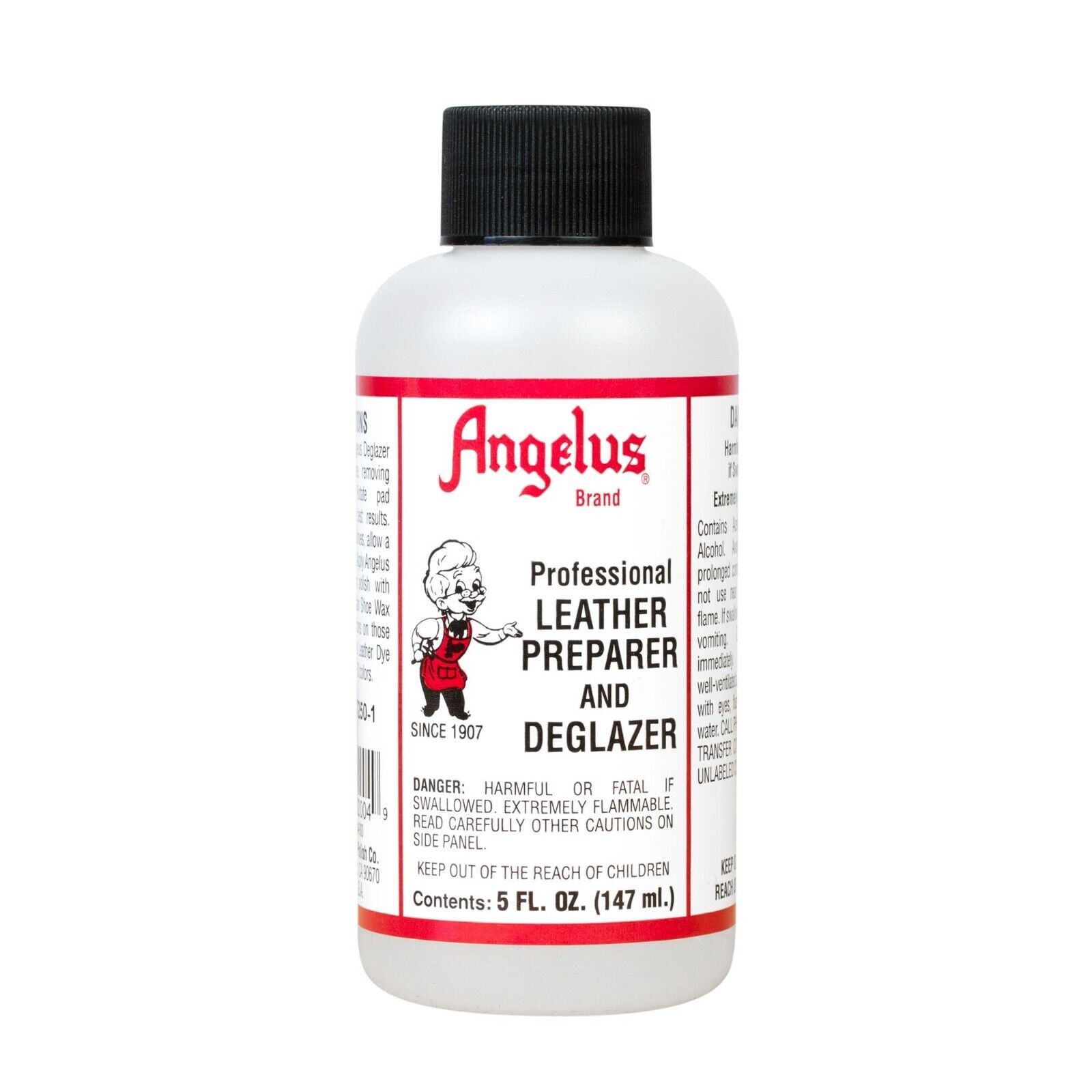 Angelus Leather Dye Professional Preparer & Deglazer – 5 FL. OZ.- NEW