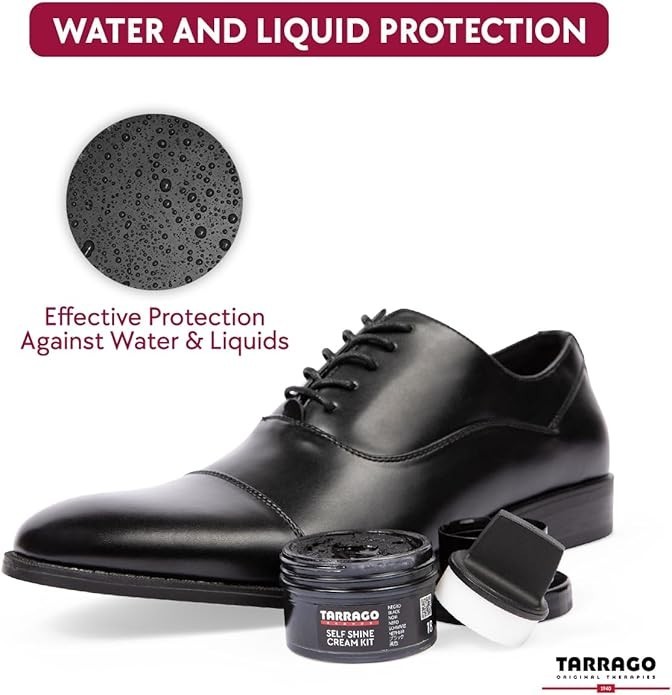 Tarrago Self Shine Cream Kit – Polish for Leather Shoes – Assorted Colors