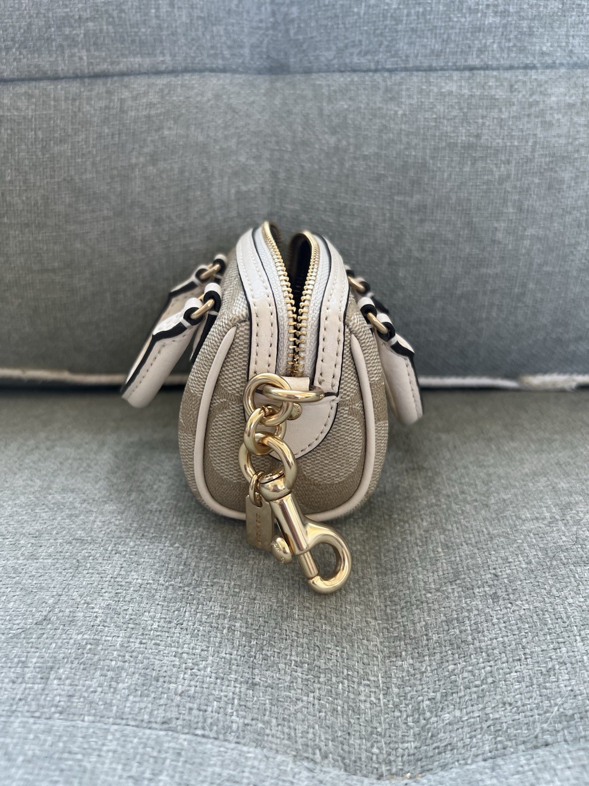 BRAND NEW COACH ROWAN BAG CHARM (Iconic Mini Keychain)