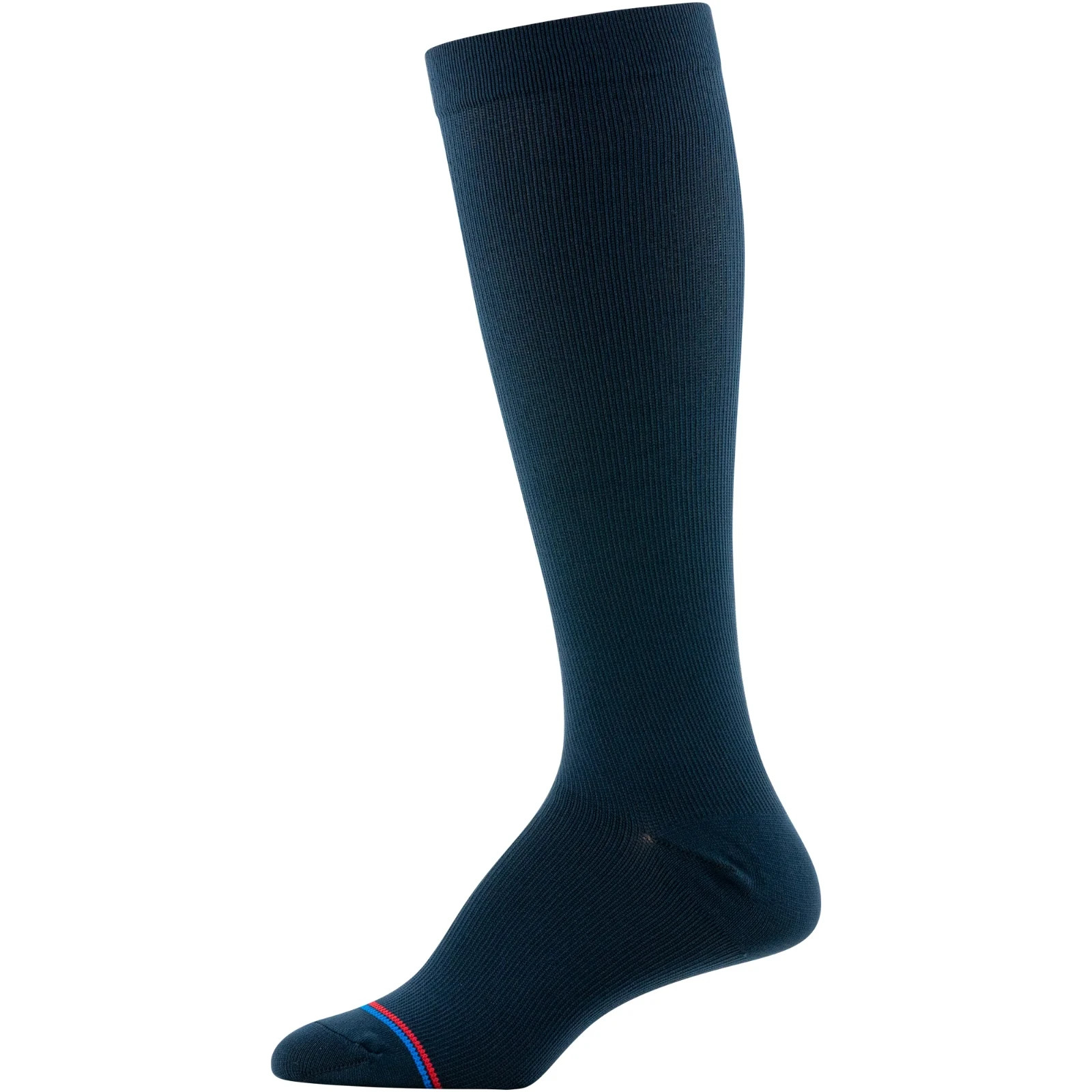 MediPeds Womens Navy Mild Compression Knee High Support Socks, 3 Pair shoe 6-10