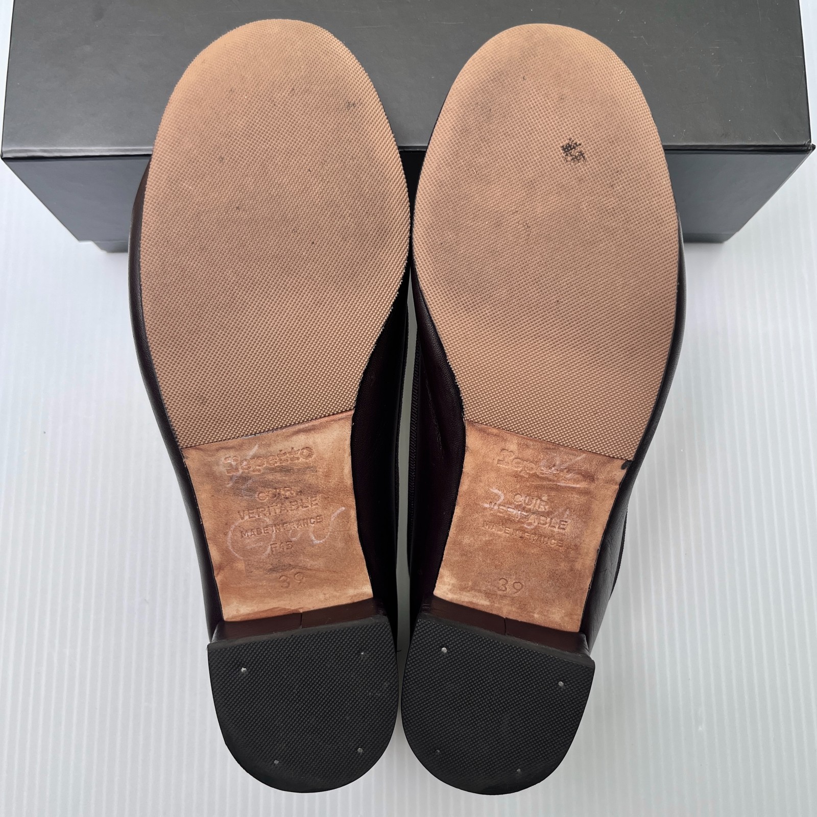 Repetto Camille Leather Heels in Brown – Size 39 EU/8-8.5 US