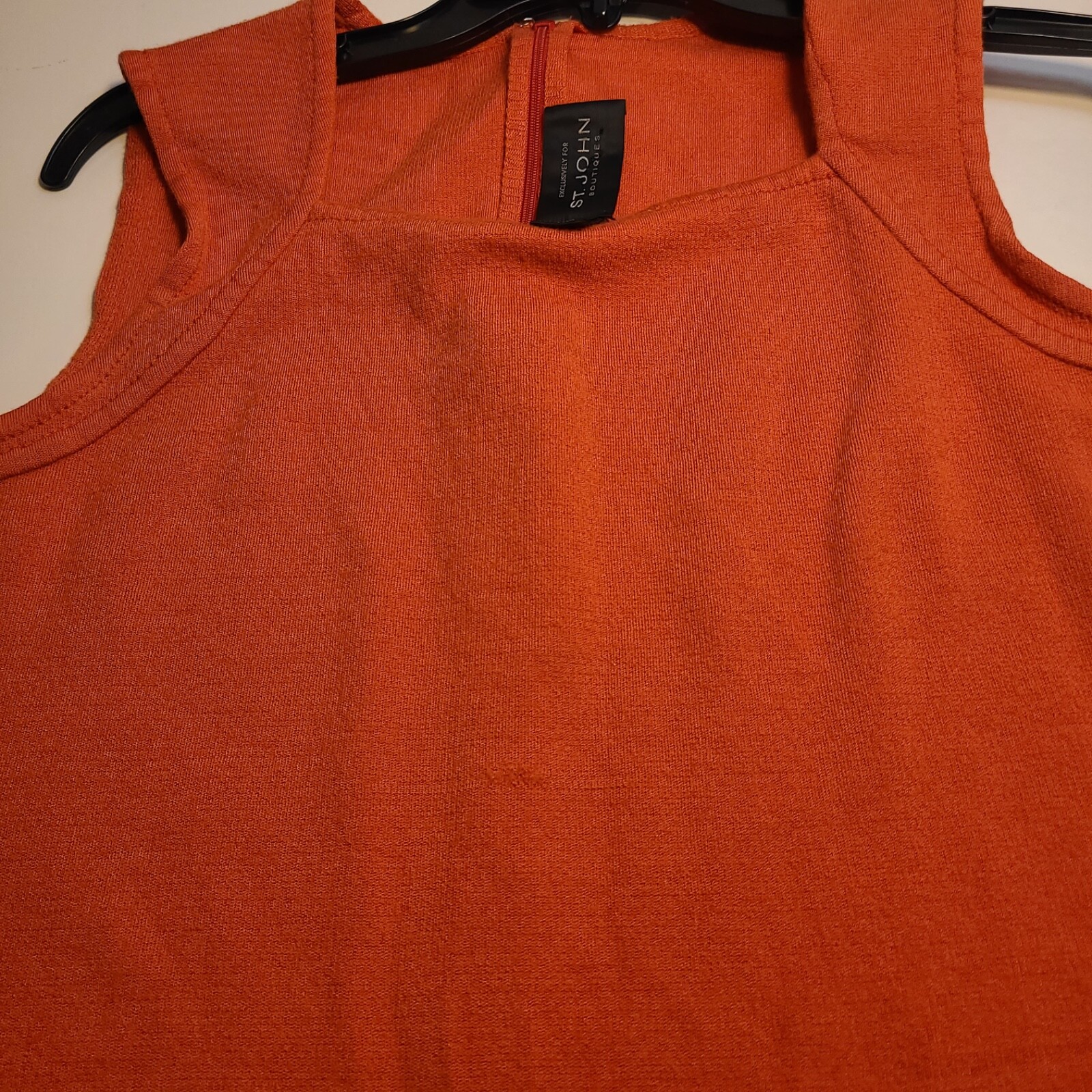 St. JohnWool Blend Square Neck Sheath Dress 10 Back Zip Old Money Academia