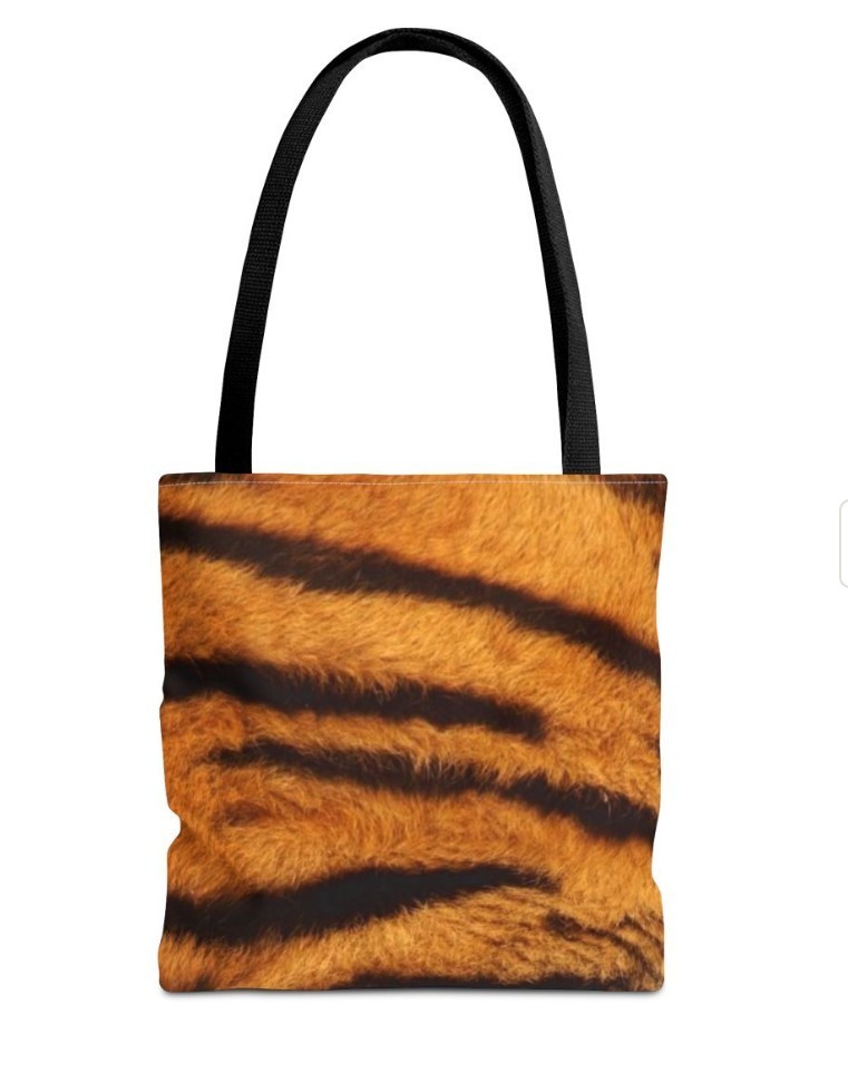 Tote Bag AOP Tiger Stripe