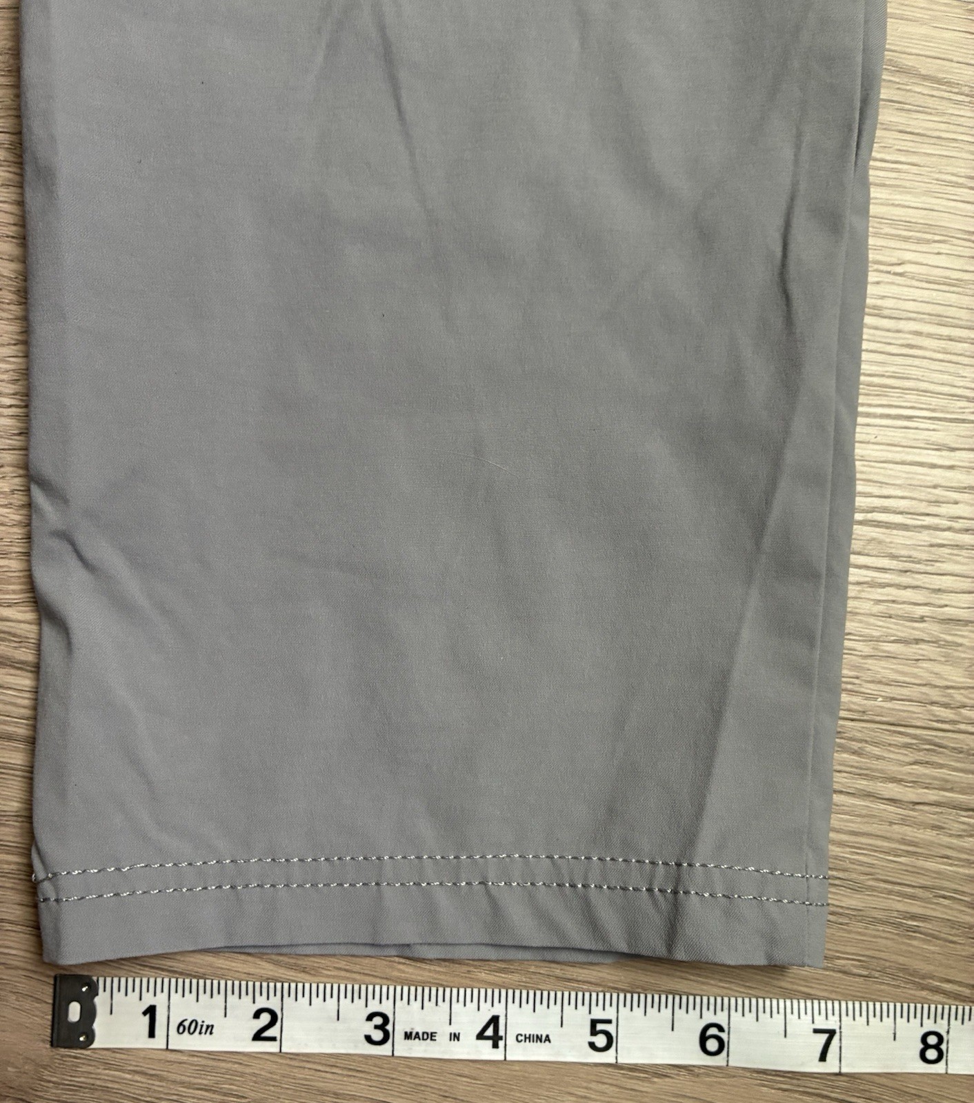 Adidas Go to 5 Pocket Pants Men’s 35×30 Gray Tapered Fit Stretch Golf Chino