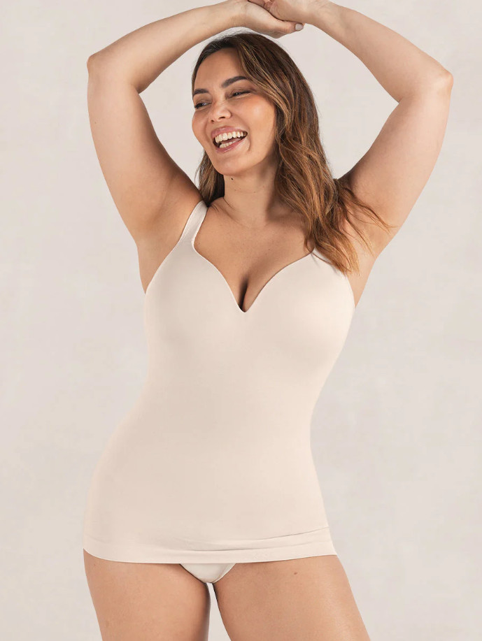 Shapermint Essentials Sweetheart Built-In Bra Shaper Cami