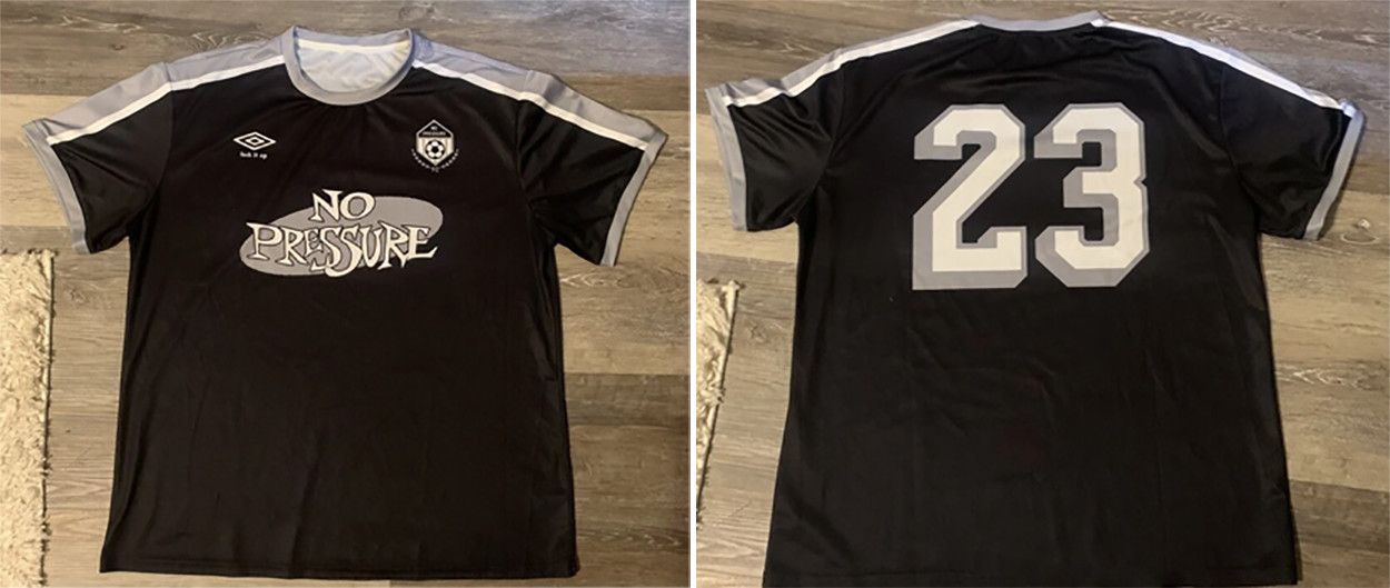 Hot No Pressure Band Rapper Hip Hop For Fans S to 5XL Raglan Jersey CG1541