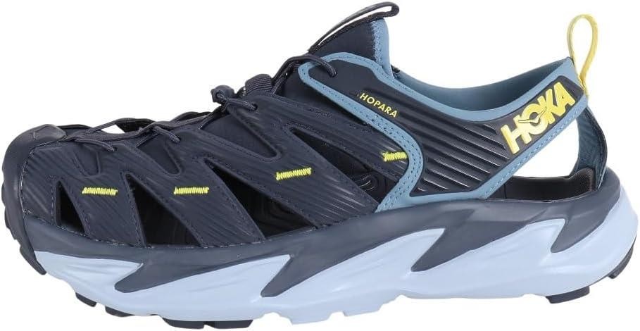 New Men’s Hoka One One Hopara Hiking Trail Shoes Sandals Size 7-13 Blue 1106534