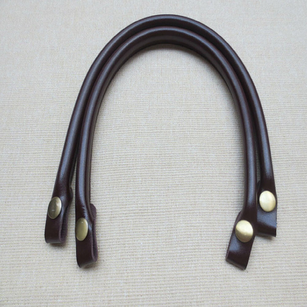 1pair Leather Bag Handles Replacement Shoulder Bag Handbag Tote Bag Strap Handle