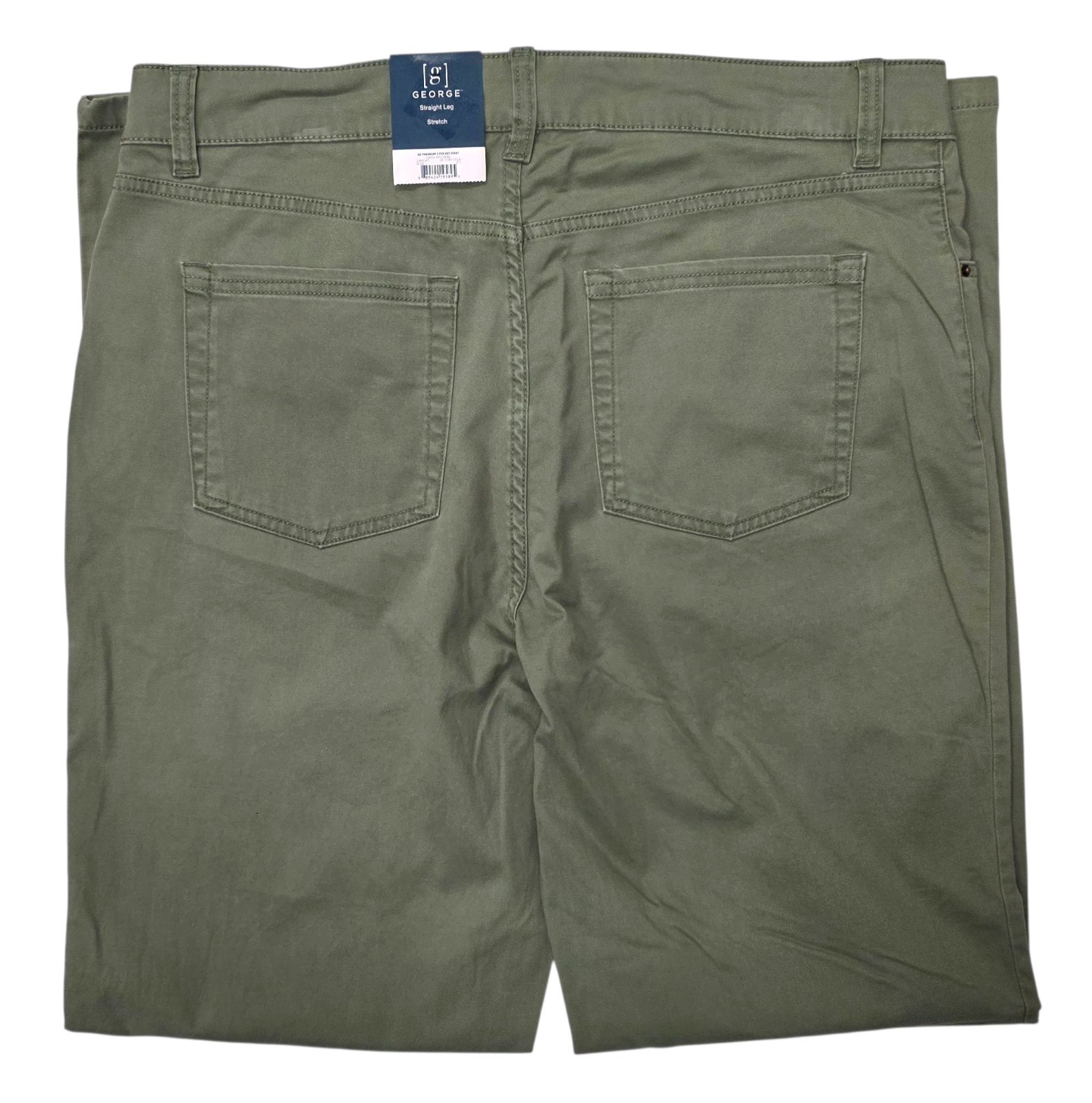 George #11900 NEW Men’s Stretch Premium 5 Pocket Straight Leg Pants