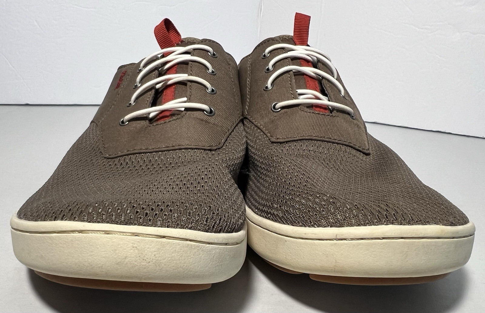 Olukai Mens Nohea Moku Brown 10283-RK13 Slip On Sneakers Shoes Casual Size M11