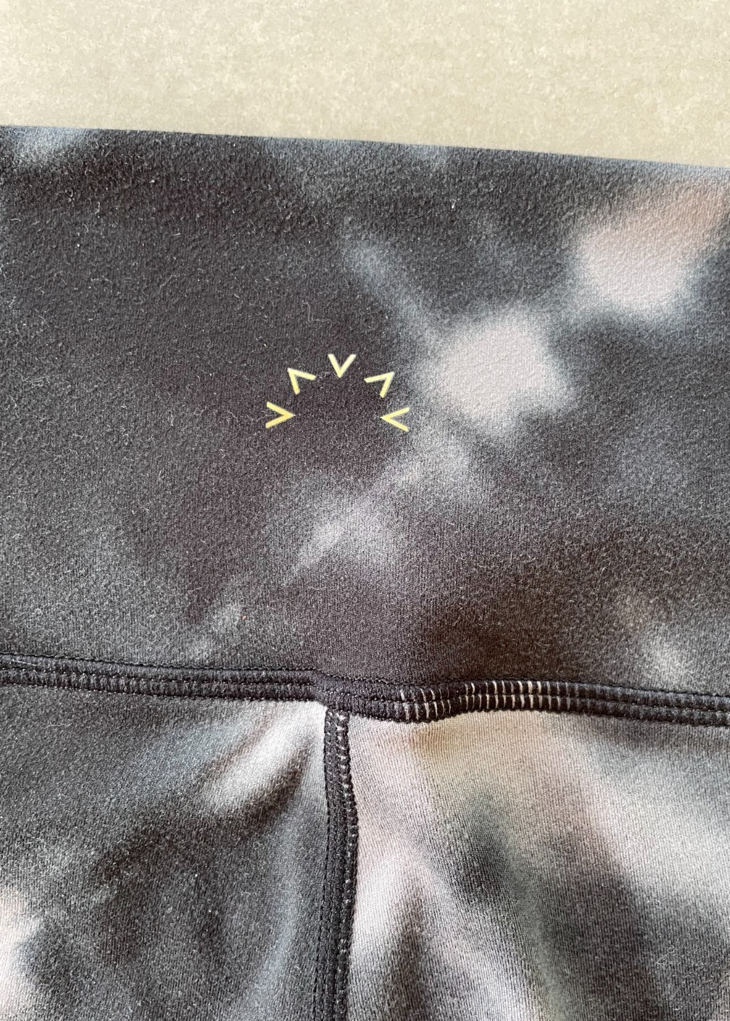 Varley Luna High Rise 7/8 Leggings – Black & Grey Pattern