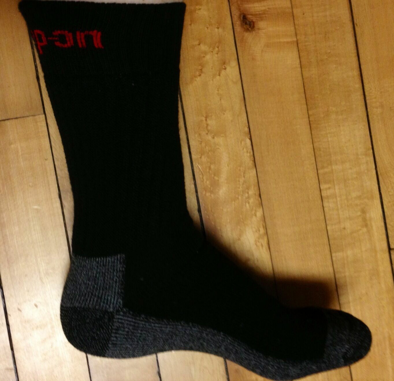 12 Pairs Men’s Black Snap On Tools Crew Socks Large FREE Shipping to USA New!