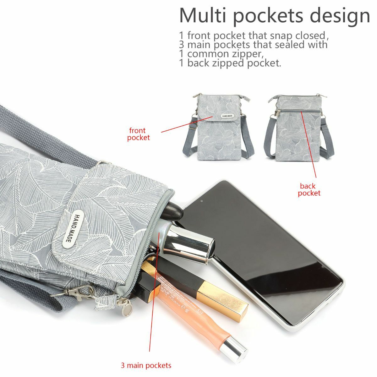 Small Cross-body Cell Phone Case Women Shoulder Bag Purse Pouch Handbag Wallet