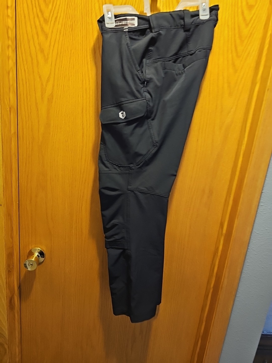 Truewerk Mens Pants 36×32 Black Work Utility Cargo Softshell Used NO KNEE PADS